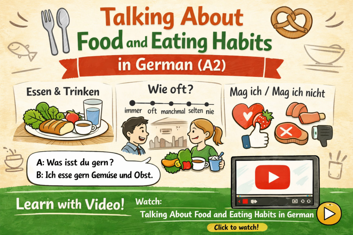 Talking about Food and eating habits in German