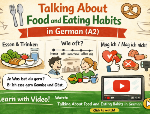 Talking about Food and eating habits in German