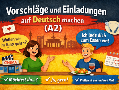 Making Invitations and suggestions in German