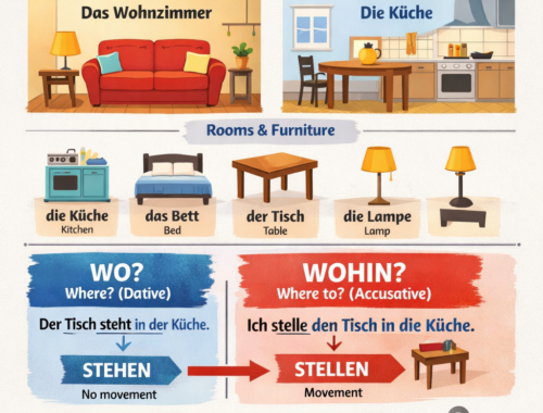 Describing your home in German