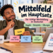 Tom learning German B2 grammar at his desk, practising Mittelfeld im Hauptsatz and the Te-Ka-Mo-Lo rule for correct German word order.